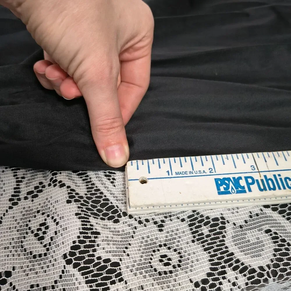 Vintage Lace Lined Housecoat - Picture 12 of 14